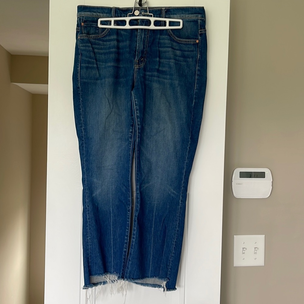 COPY - Mother Insider Crop Step Fray Jeans, Size 29, Bad Reputation, EUC.